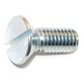 Midwest Fastener 3/18"-16 x 1 in Slotted Flat Machine Screw, Zinc Plated Steel, 10 PK 60142